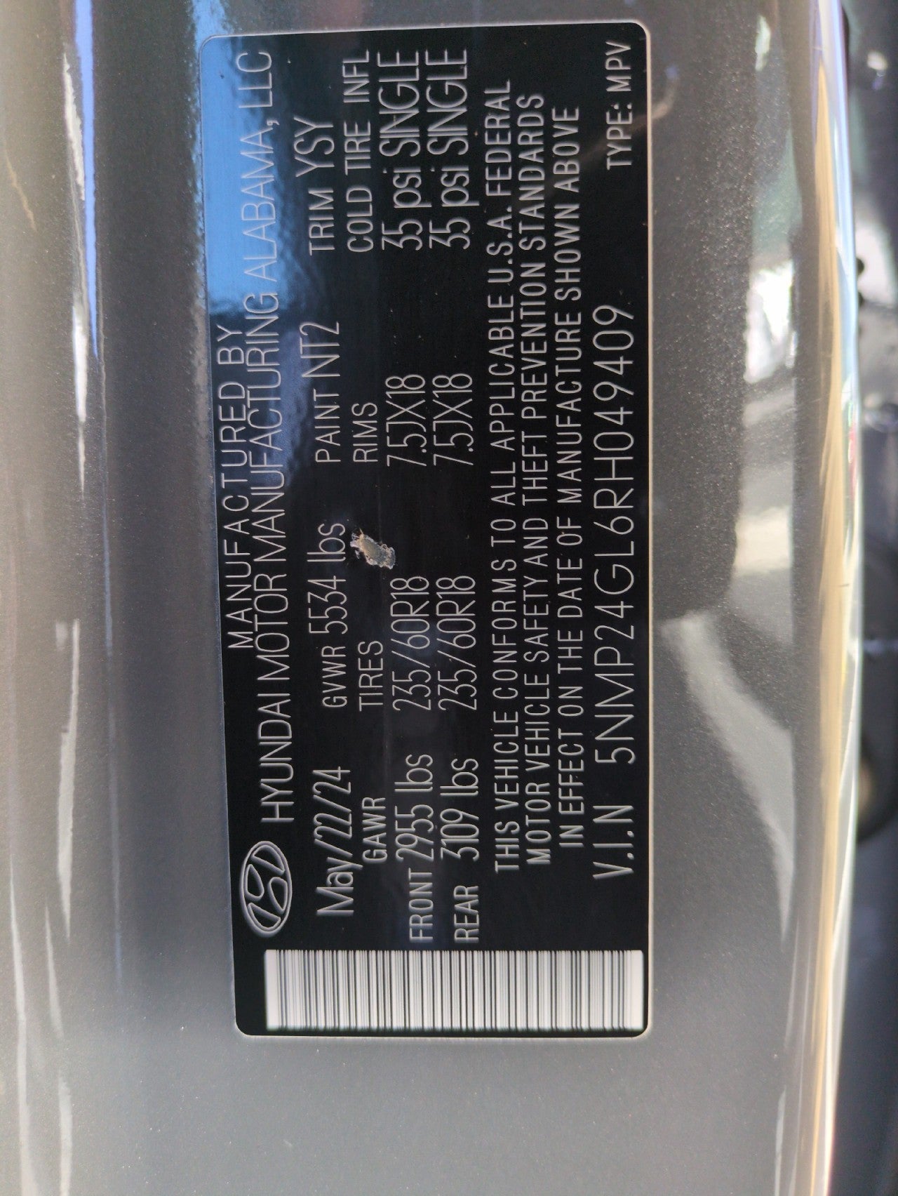 2024 Hyundai Santa Fe SEL