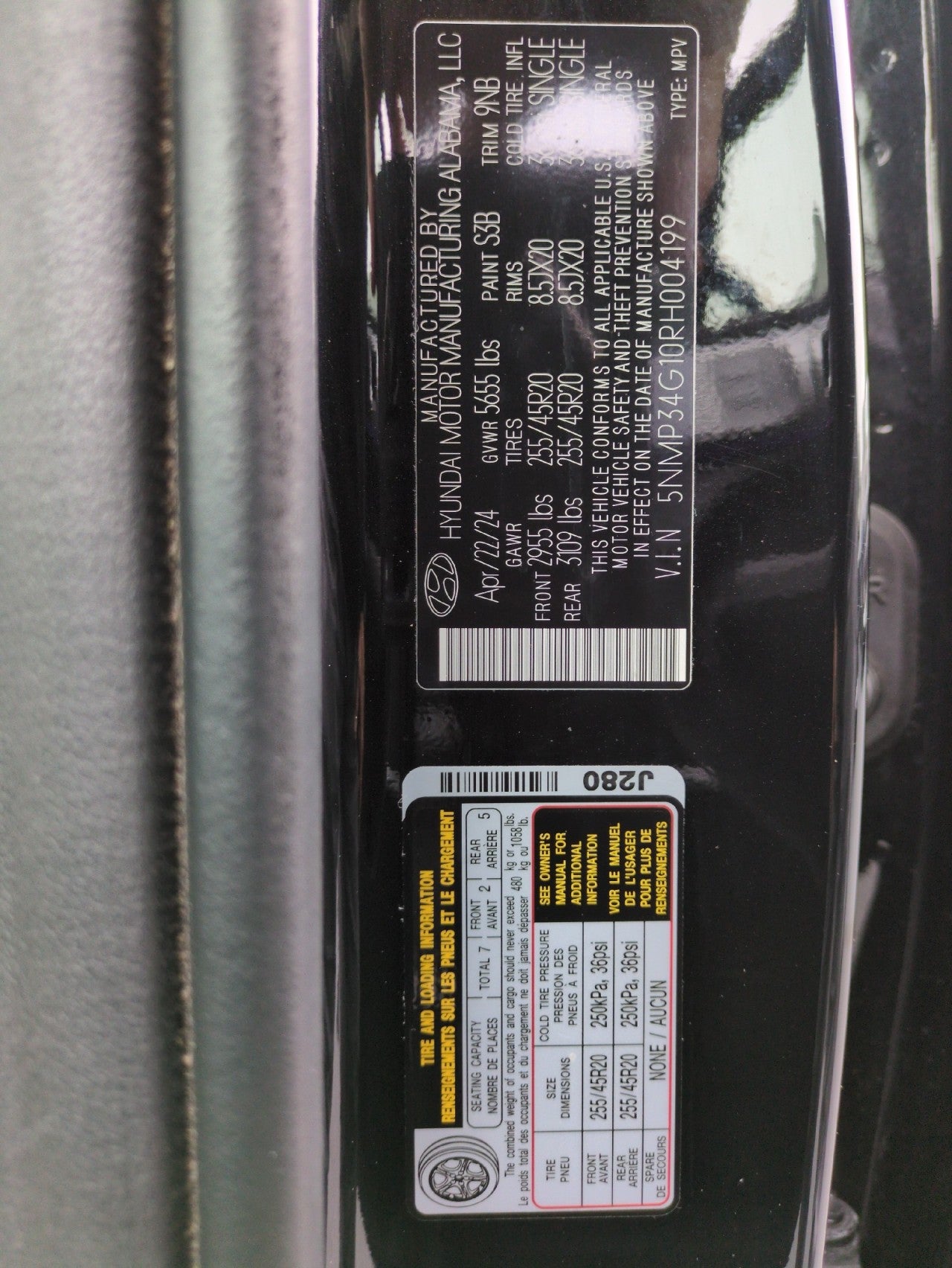 2024 Hyundai Santa Fe Hybrid Limited