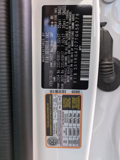 2026 Kia Sorento LX