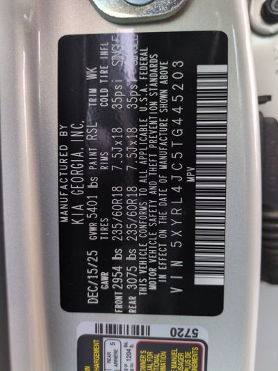 2026 Kia Sorento S