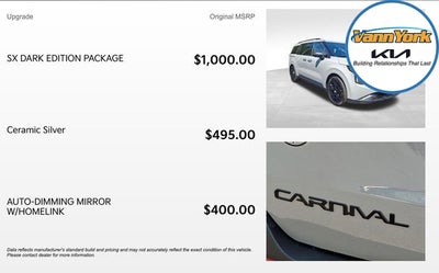 2026 Kia Carnival SX