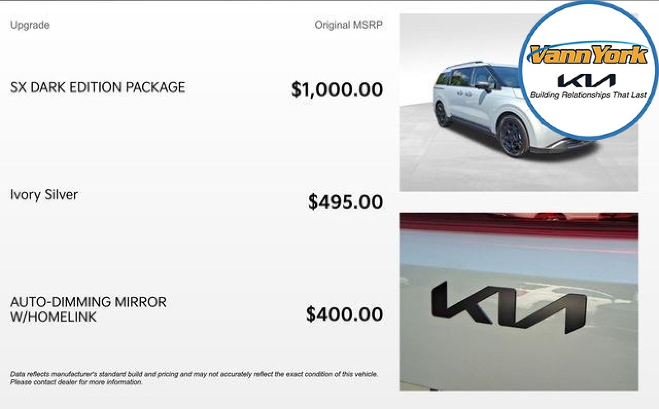 2026 Kia Carnival SX