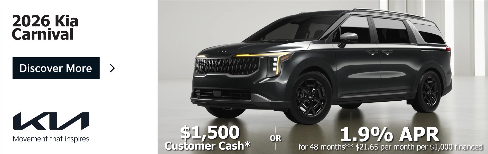 New 2026 Kia Carnival