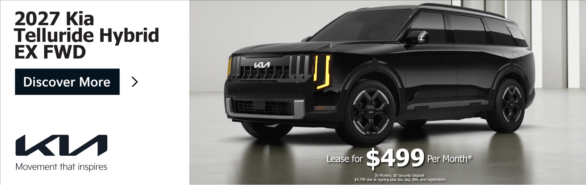 New 2027 Kia Telluride Hybrid EX FWD Special